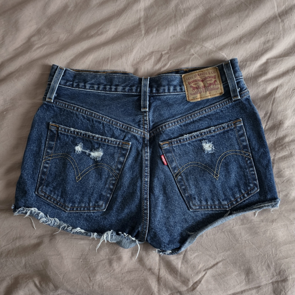 Levi's Women's Blue Denim Shorts